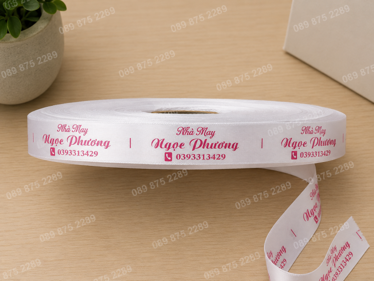 Dịch Vụ In Nhãn Mác Satin Cao Cấp, Sắc Nét Và Bền Đẹp